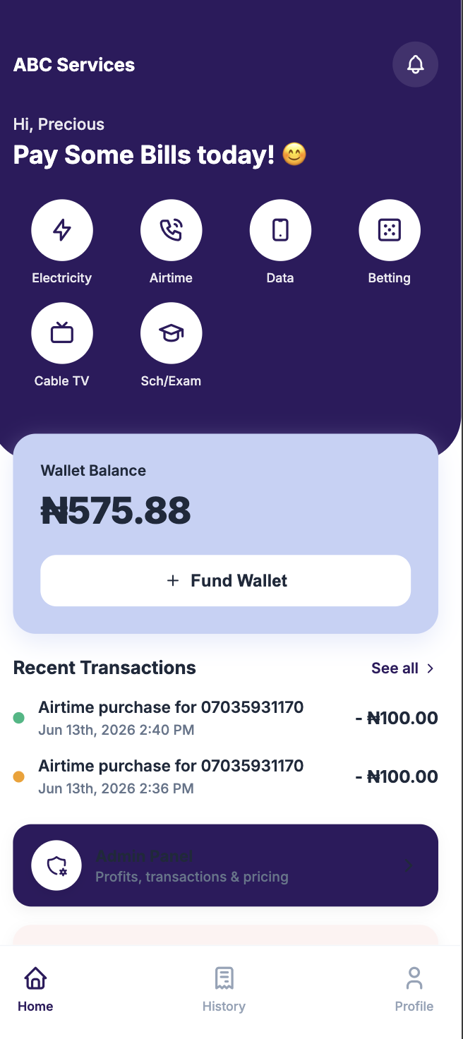 Purple Dashboard Preview